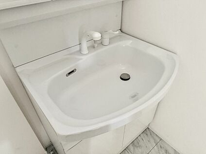 ハンドシャワー付洗面台