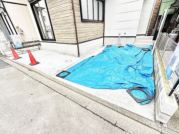 【駐車場】1号棟 ■自宅にカースペースがあると助かります