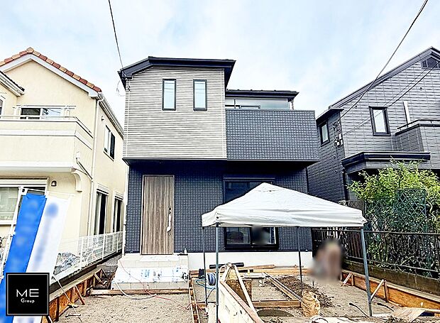 【現地外観写真】1号棟 ■家族みんなが笑顔で過ごせる、安心感のある住まい