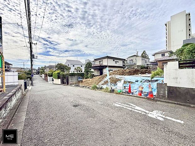 【前面道路含む現地写真】■新しい住まい、街の新しい風景