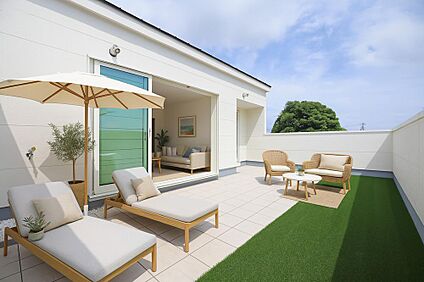 屋上庭園（A-C）※施工例