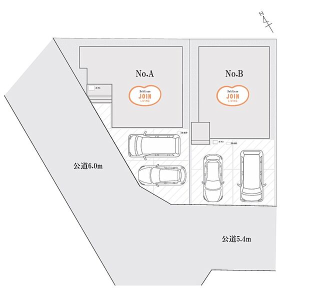 【3LDK-3LDKS】【No.A】4550万円
【No.B】4290万円