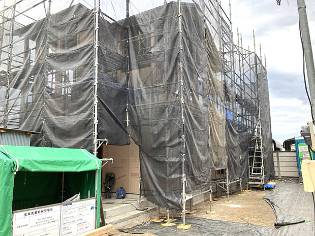 現地（12/21）　◎上棟しました！◎