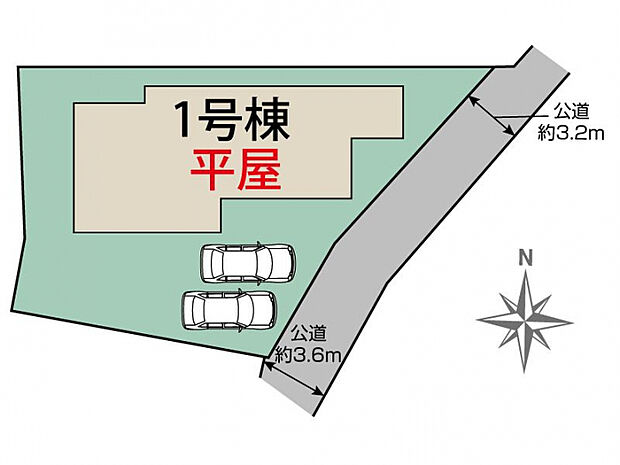 前橋市上佐鳥町1棟 区画図