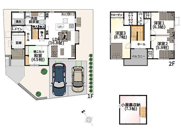 1期18号地 間取り