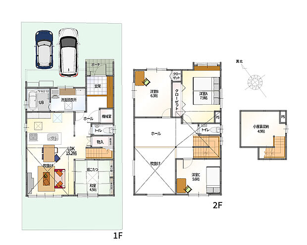 【1号地】間取り図
