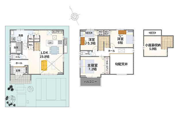 【3LDK+小屋裏収納（固定階段付）】ご見学いただけます！