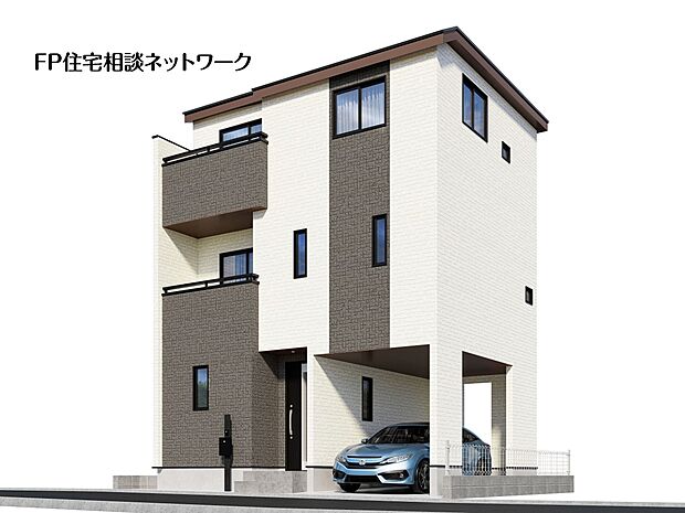 3LDKの間取り!人気のカウンターキッチンでリビングを見渡す事が出来き、家族の会話が弾む広々した空間です。
