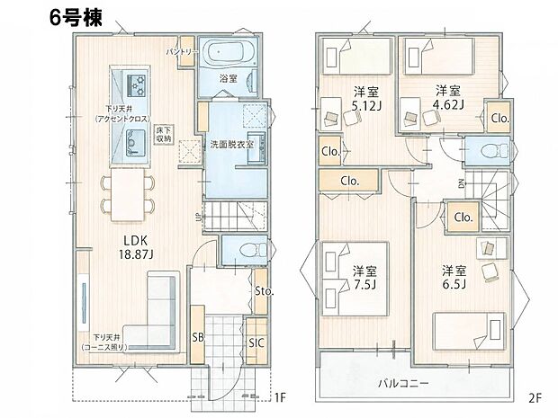 6号棟間取図