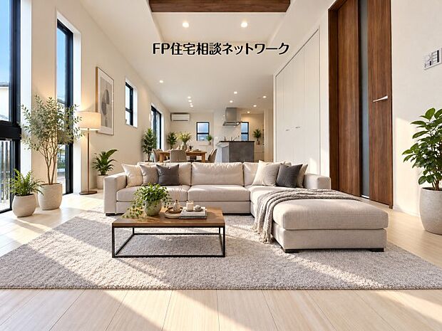 本画像のラグ、ソファ、照明、家具、家電等はCG生成の配置イメージです。販売価格にこれらは含まれません。