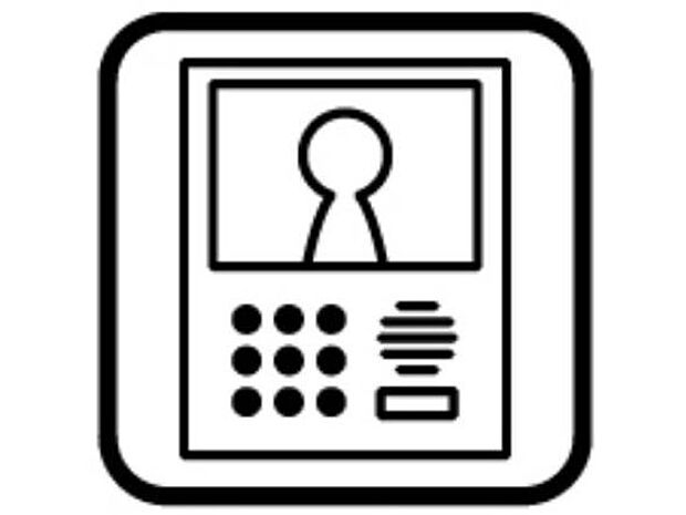 【その他】TVモニター付インターホン　モニター付インターホンが標準仕様です。不安になりがちな防犯面。目で確認できるからあんしんです。