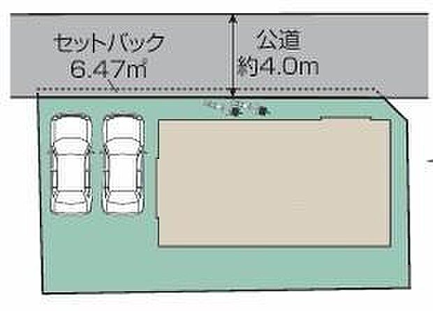 カースペースは2～3台分ご用意しております