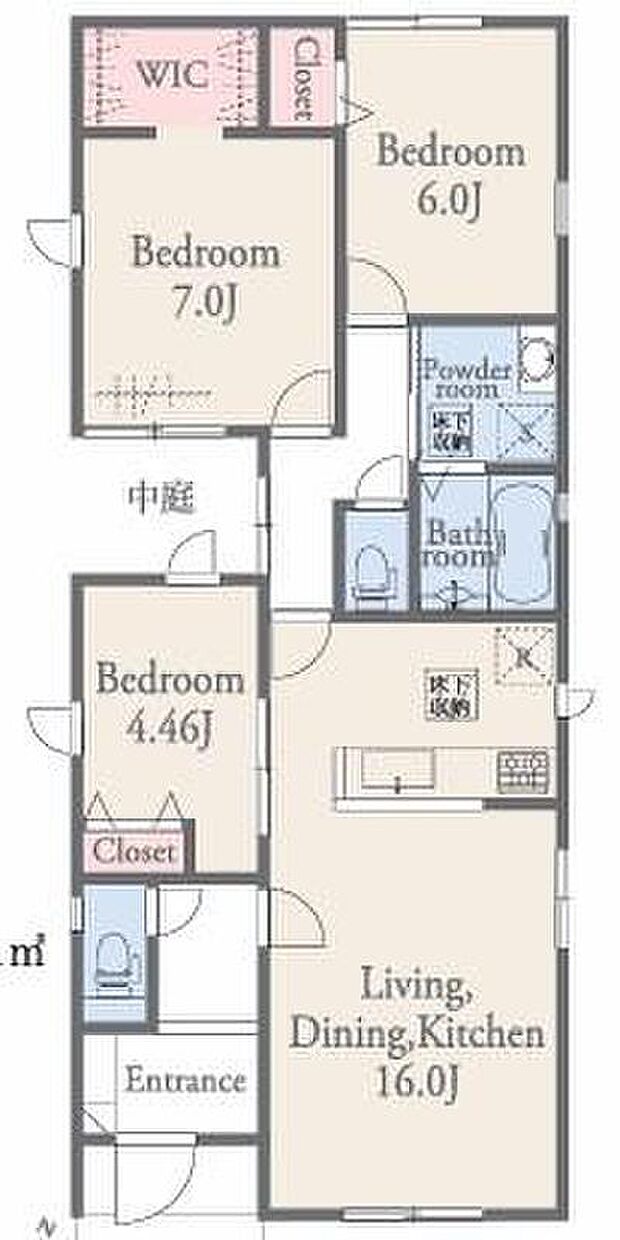 (1号棟)、価格2499万円、3LDK、土地面積174.77m2、建物面積79.91m2