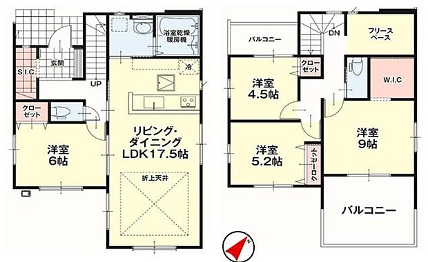 (1号棟)、価格2998万円、4LDK、土地面積182.53m2、建物面積105.03m2