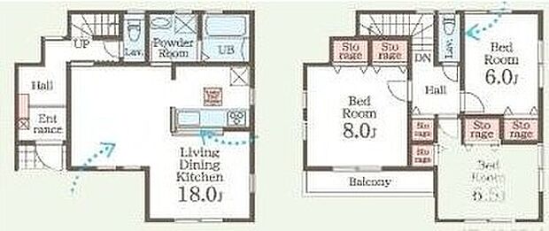 (1号棟)、価格2890万円、3LDK、土地面積148.3m2、建物面積96.05m2