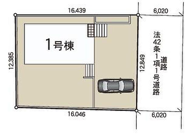 カースペースは2～3台分ご用意しております