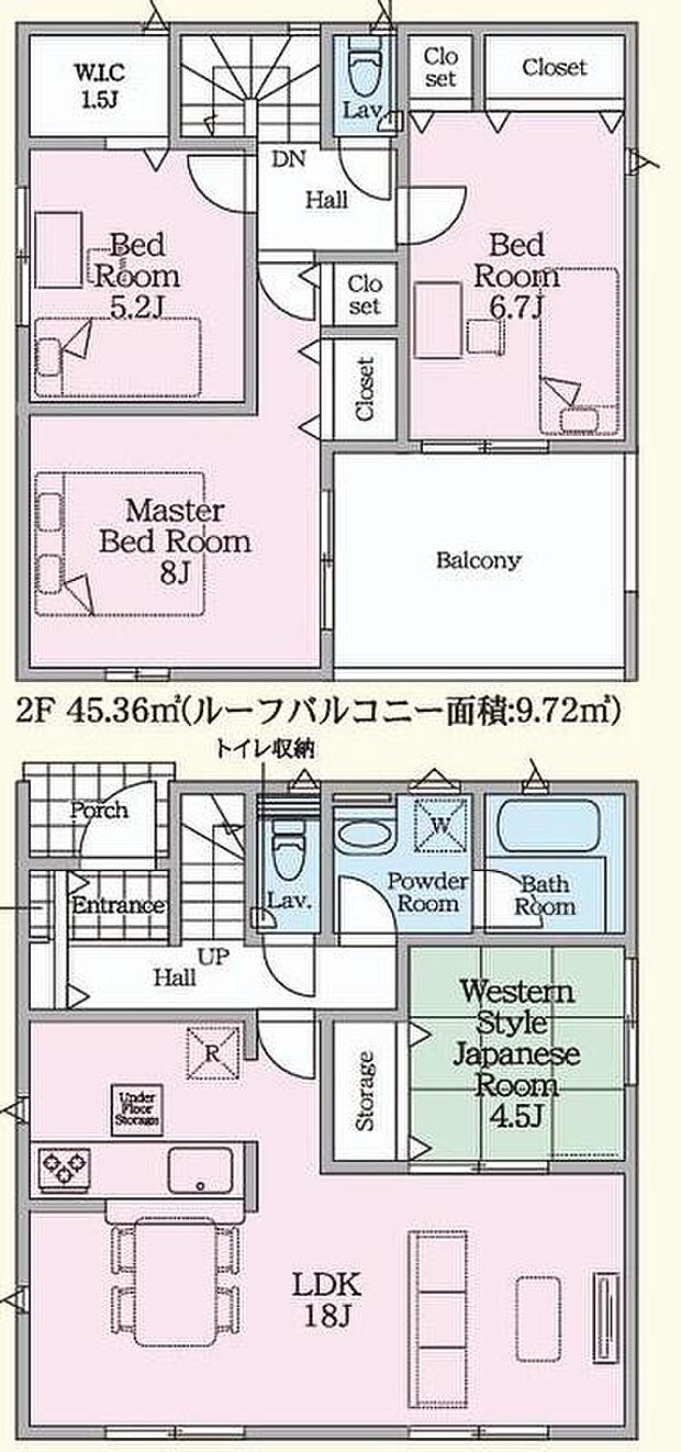 クレイドルガーデン 宇都宮市野沢町4 2号棟