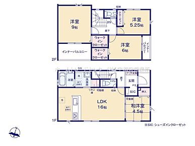 ご家族が集うLDKは広々16帖！
ウォークインクローゼット完備♪ 