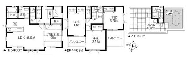 価格3690万円、4LDK、土地面積136.85m2、建物面積102.05m2