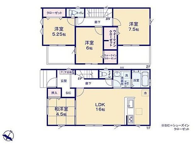 (1号棟)、価格3580万円、4LDK、土地面積120m2、建物面積98.53m2