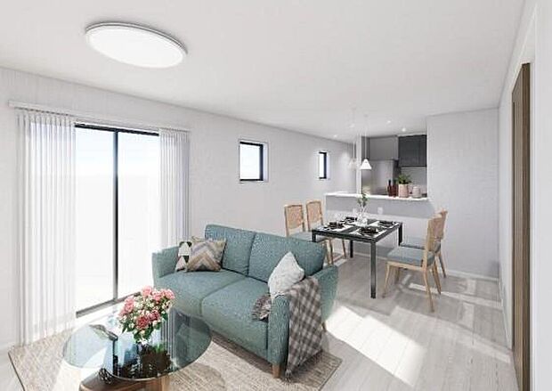 土日のご予約はもちろん、平日やお仕事のお時間に合わせてのご案内も実施しています。※家具、家電、照明器具、小物、カーテン、その他のイメージはCG です。