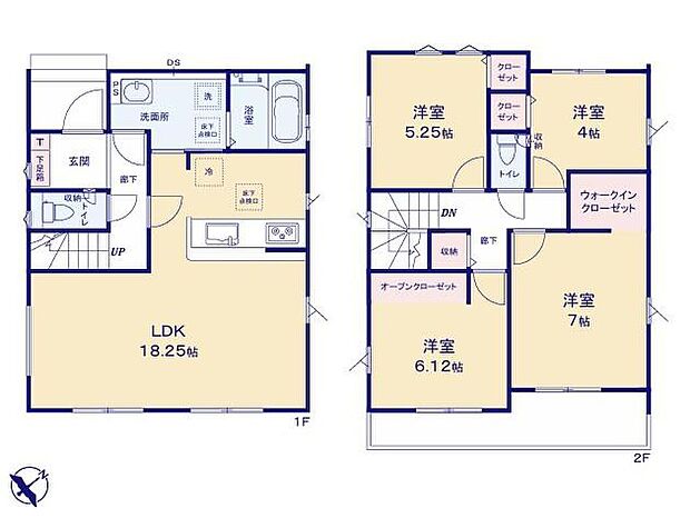(1号棟)、価格2999万円、4LDK、土地面積127.05m2、建物面積97.7m2