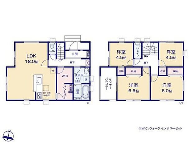 (1号棟)、価格3980万円、4LDK、土地面積106.44m2、建物面積108.47m2