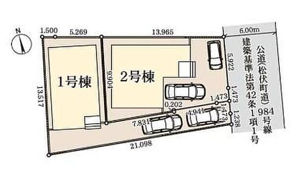 ◆前面６ｍ道路◆カースペース２台分
◆陽当たり良好♪
◆開放感があり、日当り・風通しが良好な物件です
◆北越谷駅まで停歩7分でバスも利用できます