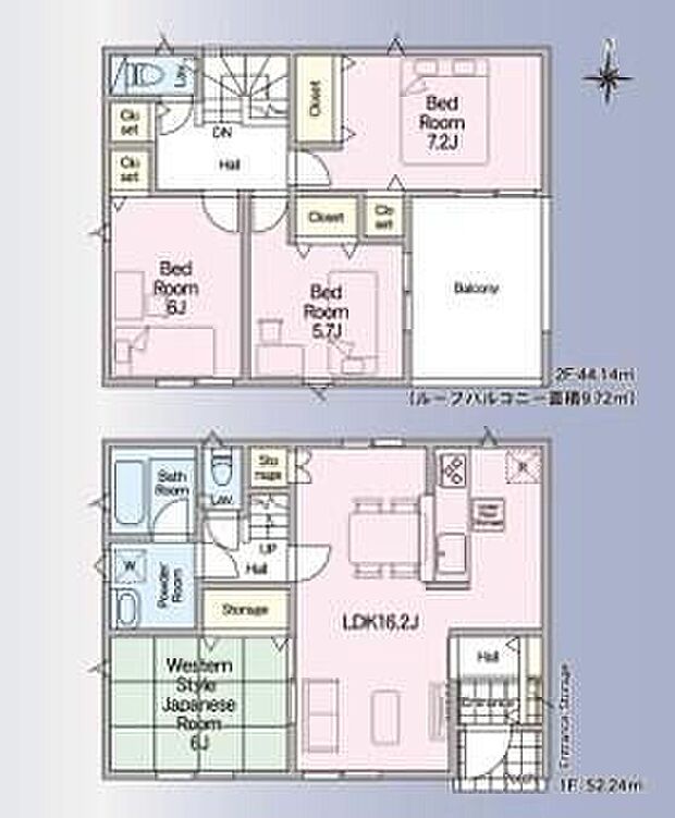 (3号棟)、価格2880万円、4LDK、土地面積145.16m2、建物面積96.38m2