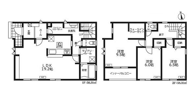(1号棟)、価格3099万円、3LDK、土地面積158.92m2、建物面積111.79m2
