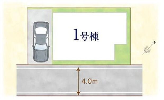 【全体区画図】◆大袋駅まで徒歩15分◆大沢北小学校まで徒歩9分
◆周辺にはスーパーやコンビニなど商業施設も多数♪お買い物も便利な閑静な住宅街です
◆南東向きで日当たり良好◆敷地内に駐車スペース１台分