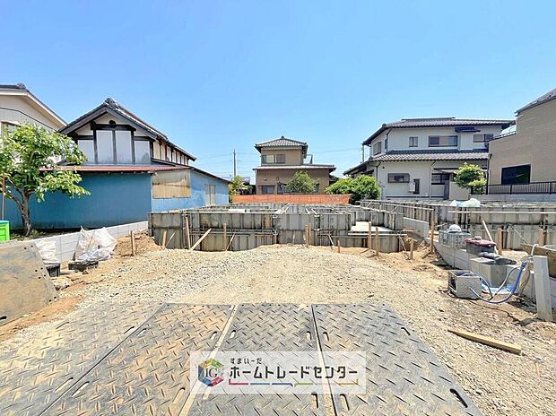 【現地外観写真】資料請求やご見学は即日対応可能♪陽当りや通風など住みやすさの工夫が満載。資料に載っていない街並みや周辺環境は、ぜひ現地で実際にお確かめください。