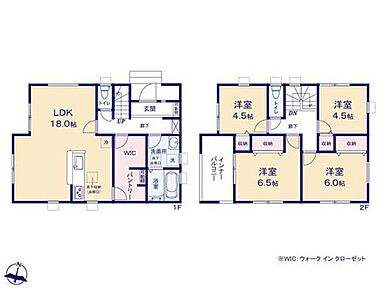 ◆広くて明るい18帖のＬＤＫ♪家族みんなが動きやすい回遊動線の間取り
◆ファミリークローゼットやパントリーのある収納豊富な間取り
◆インナーバルコニーで急な雨にも対応 