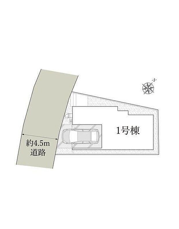 【全体区画図】◆谷塚駅まで徒歩15分
◆両新田小学校まで徒歩13分
◆陽当たり良好♪
◆お買い物も便利な閑静な住宅街
◆雨の日のお出かけも安心♪ビルトイン車庫