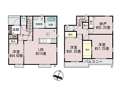 ◆急な来客時も対応しやすい、ホールから直接出入りできる1階居室♪
◆大型WICの備わる主寝室！ご夫婦でも使いやすく衣類の管理がらくらく♪
◆2部屋を繋ぐ広々バルコニー！洗濯も布団もたっぷり干せて快適です♪ 