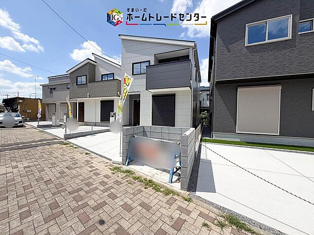 【現地外観写真】資料請求やご見学は即日対応可能♪陽当りや通風など住みやすさの工夫が満載。資料に載っていない街並みや周辺環境は、ぜひ現地で実際にお確かめください。