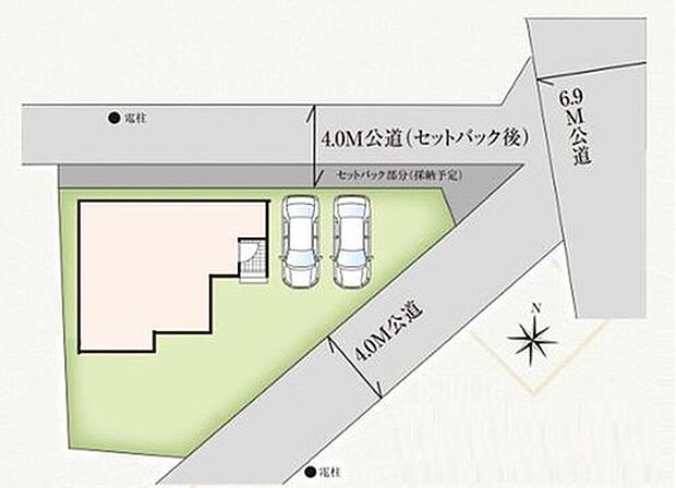 【全体区画図】◆公園が点在する落ち着いた住宅街で、お子さまとの外遊びや散歩を気軽に楽しめる住環境
◆小・中学校や保育施設が身近にあり、子育て世帯にも暮らしやすいエリア
