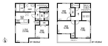 ◆ウォークインクローゼットあり
◆15帖LDKで家族団らんを満喫
◆7.0帖主寝室でゆとりある暮らし
◆駐車スペース1台分を確保 