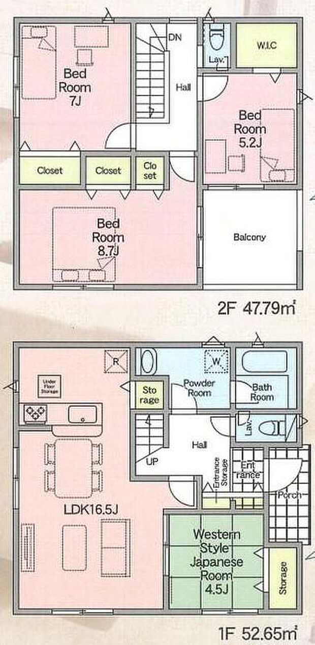 (1号棟)、価格2280万円、4LDK、土地面積188.84m2、建物面積100.44m2