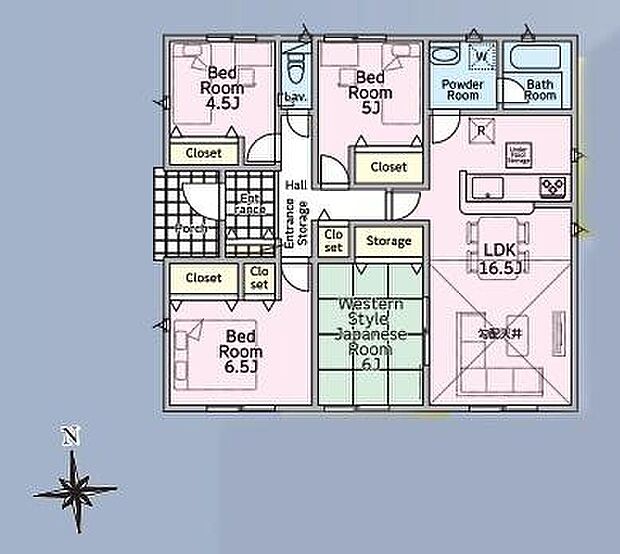 (2号棟)、価格2380万円、4LDK、土地面積208.67m2、建物面積86.06m2