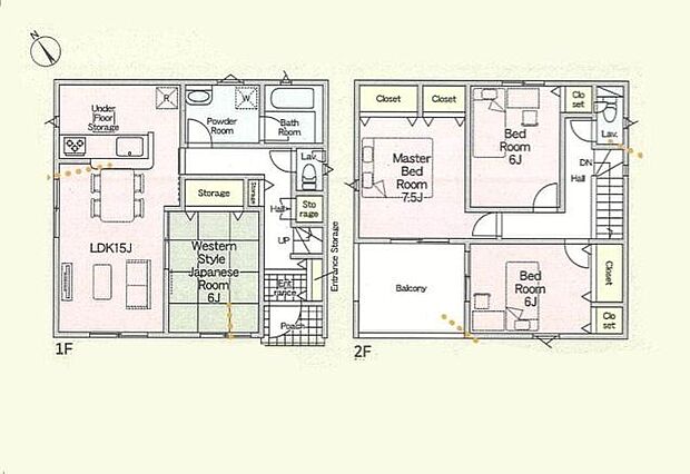 (1号棟)、価格2280万円、4LDK、土地面積229.58m2、建物面積100.03m2
