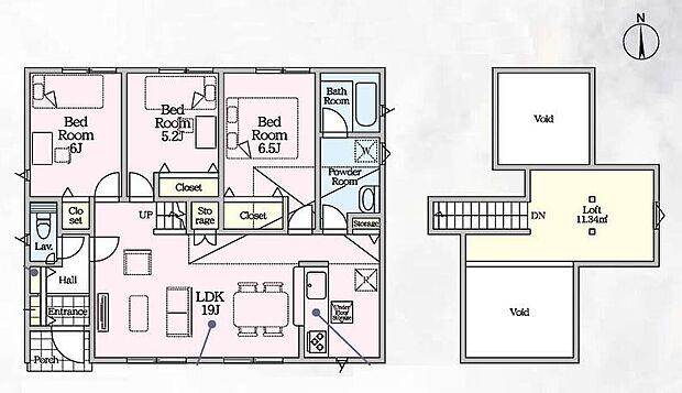 (1号棟)、価格2480万円、3LDK、土地面積222.79m2、建物面積78.57m2