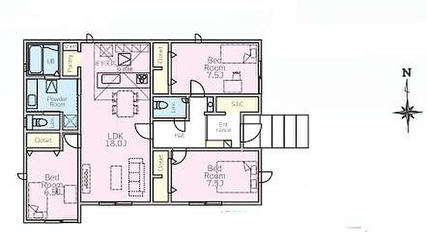 (2号棟)、価格2880万円、3LDK、土地面積255.45m2、建物面積97.71m2