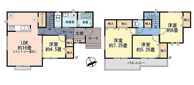 (A号棟)、価格3290万円、4LDK、土地面積134.43m2、建物面積96.46m2