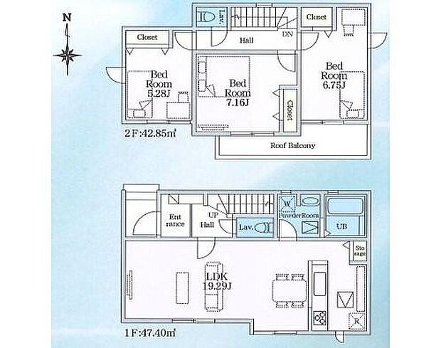 【3LDK】家族の一体感を感じられる広々スペース。
家族と過ごす時間を大切にする方にぴったりのゆとりの住空間。
ずっと住み続ける家だから、暮らしやすさも大切に考えています。
