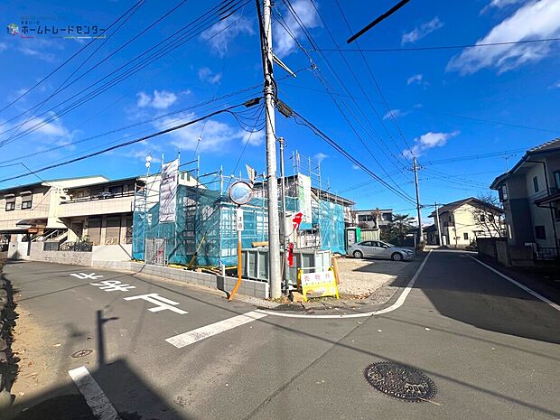 【前面道路含む現地写真】◆資料送付・ご見学即対応!ご不明点等、スタッフがしっかりと説明させていただきますので、安心して現地をご覧ください♪