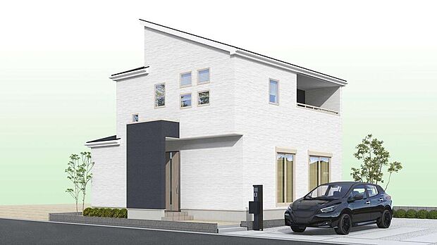 【完成予想図(外観)】2号棟