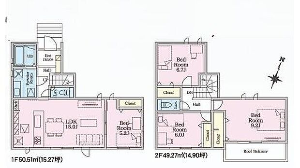 【4LDK】対面式キッチンからは、リビングにいるご家族の様子が一目で分かります。小さいお子様がいても安心です！あると嬉しい床下収納は使用頻度の少ないものや、見せたくないものの収納に。