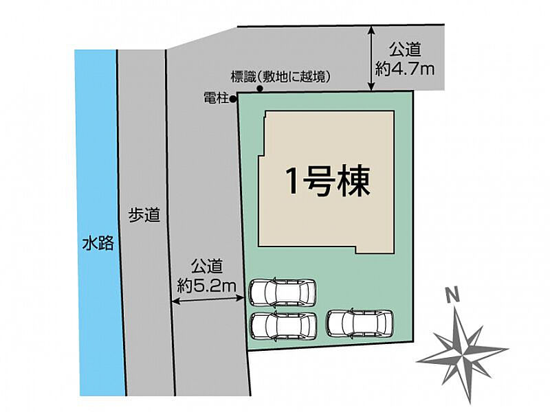 行田市桜町2丁目1棟 区画図