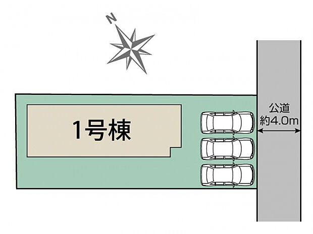 深谷市上野台2期1棟 区画図